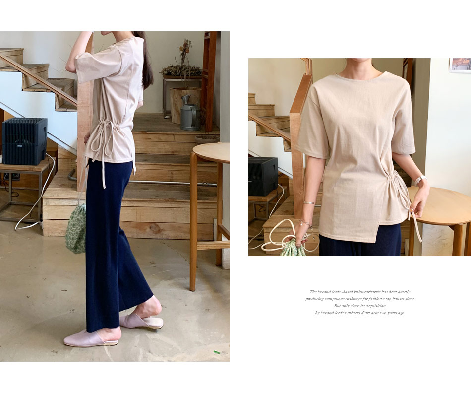 サイドドロストTシャツ・全3色 | DHOLIC PLUS | 詳細画像5