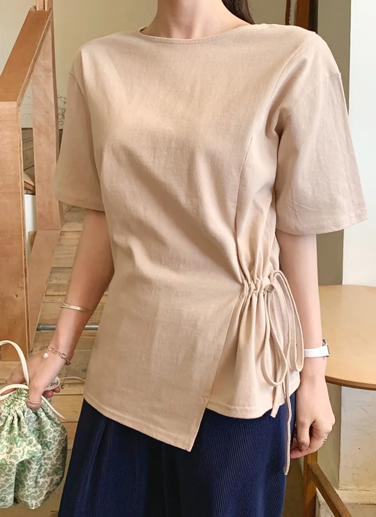 サイドドロストTシャツ・全3色 | DHOLIC PLUS | 詳細画像1