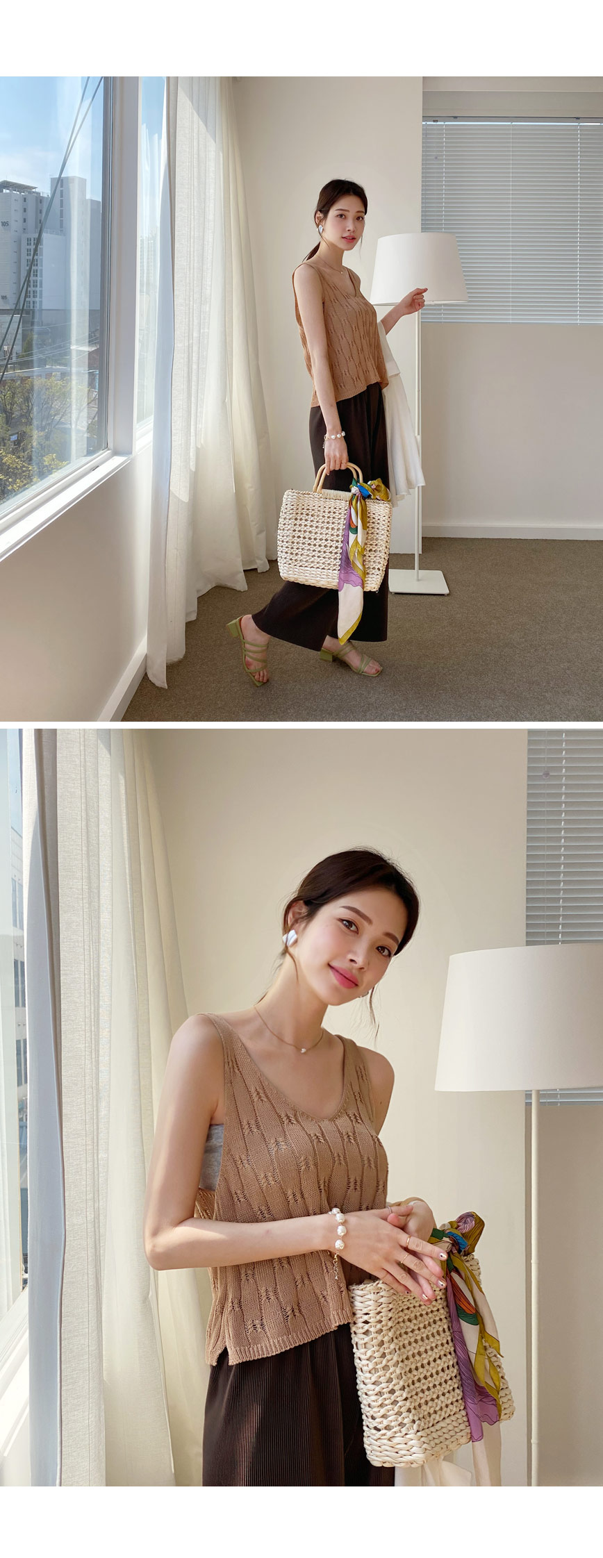 Vネックニットスリーブレス・全5色 | DHOLIC PLUS | 詳細画像6