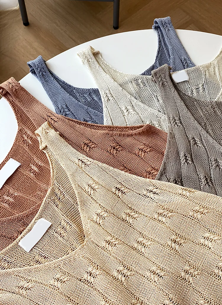 Vネックニットスリーブレス・全5色 | DHOLIC PLUS | 詳細画像1