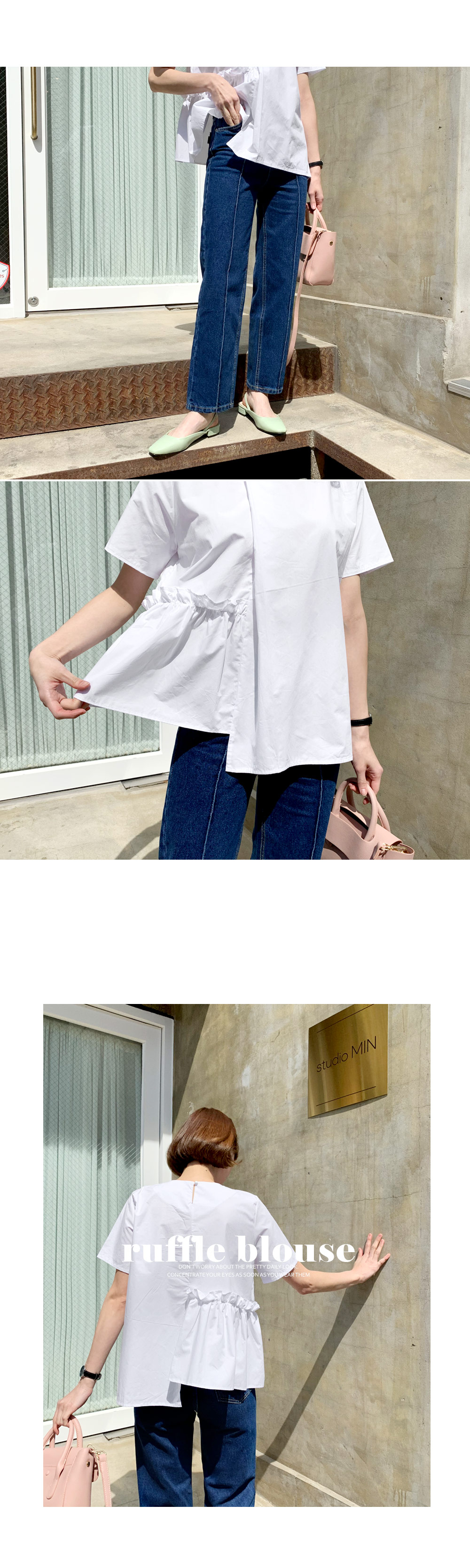 センタープレスデニムパンツ・全2色 | レディースファッション通販