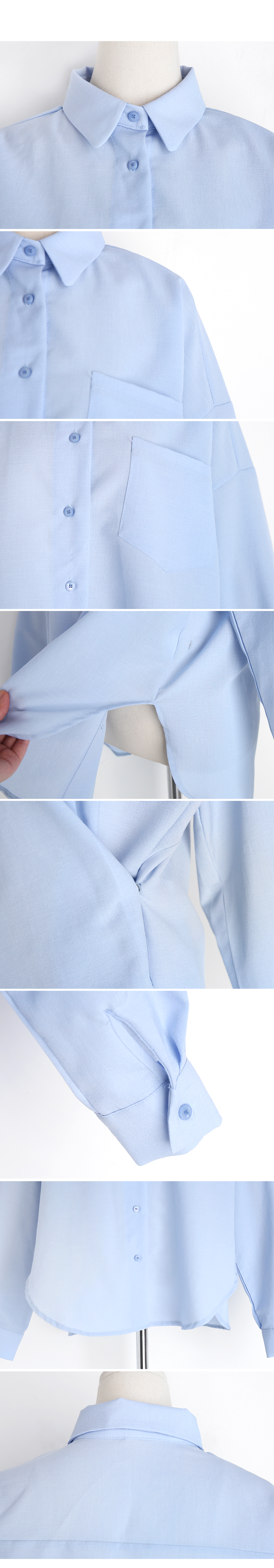 サイドボタンポケットシャツ・全2色 | DHOLIC | 詳細画像10