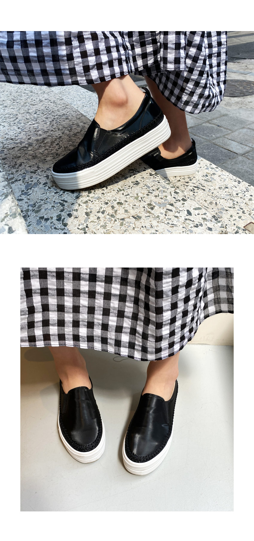 グリッタープラットフォームスリッポン・全3色 | DHOLIC PLUS | 詳細画像8