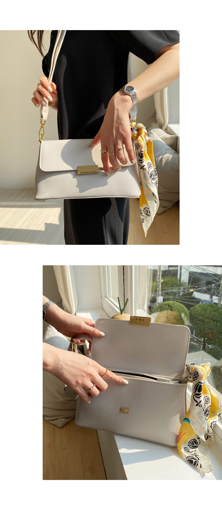 2WAYゴールドバックルバッグ・全3色 | DHOLIC PLUS | 詳細画像8