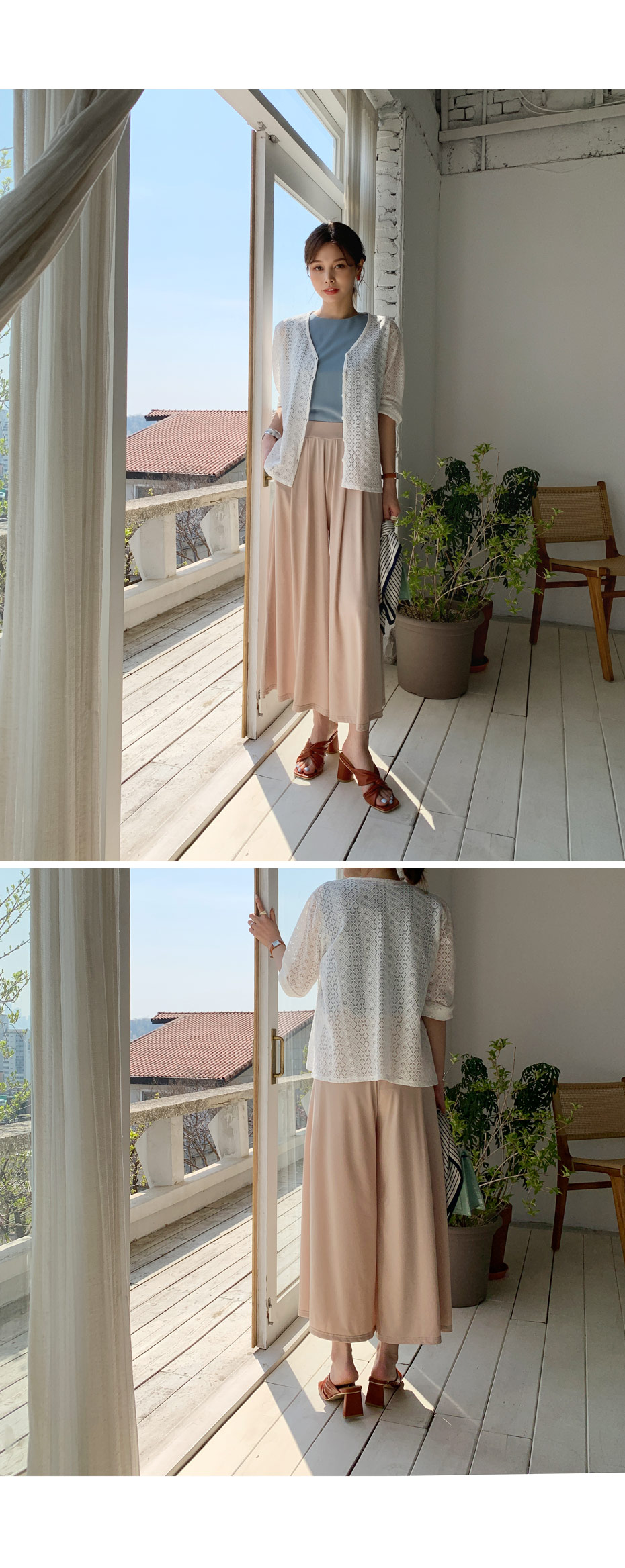 レースボタンカーディガン・全2色 | DHOLIC PLUS | 詳細画像4