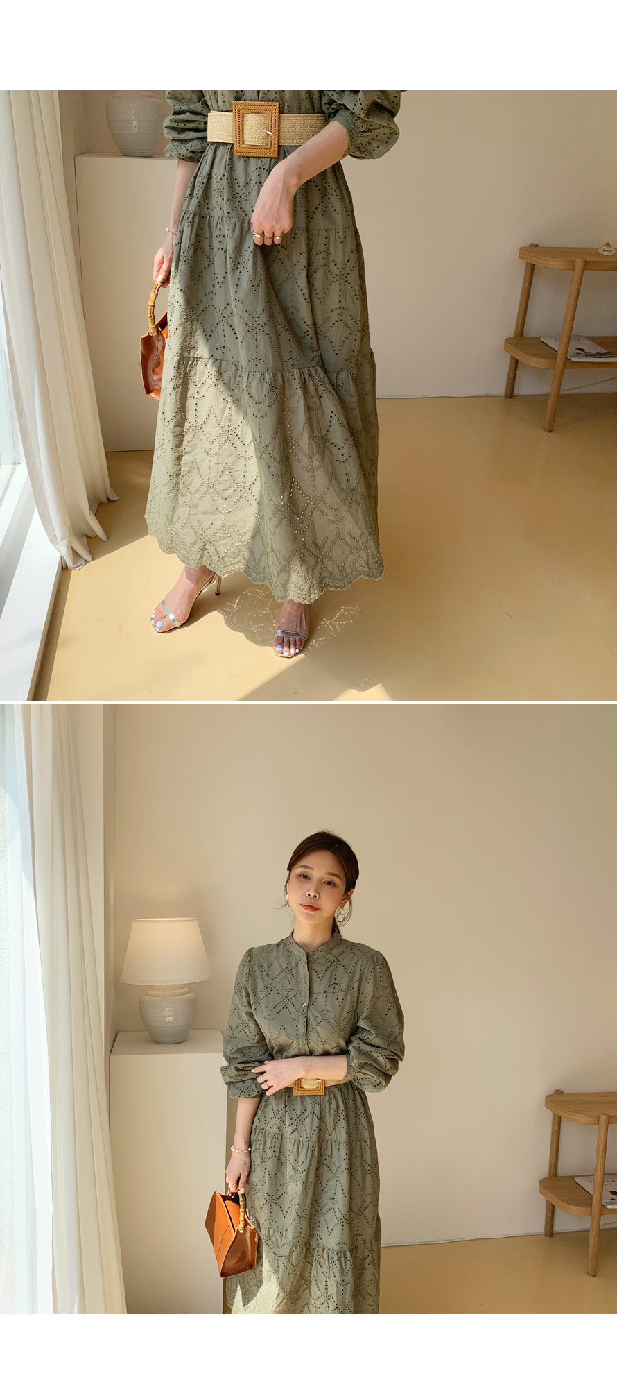 ベルト付アイレットワンピース・全2色 | DHOLIC PLUS | 詳細画像7