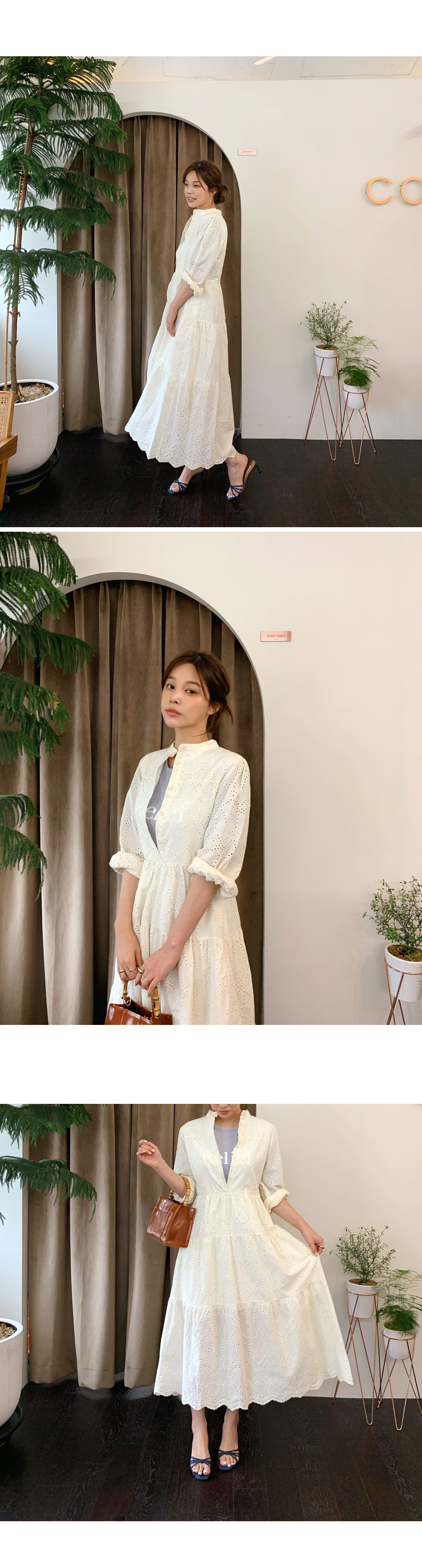 ベルト付アイレットワンピース・全2色 | DHOLIC PLUS | 詳細画像9