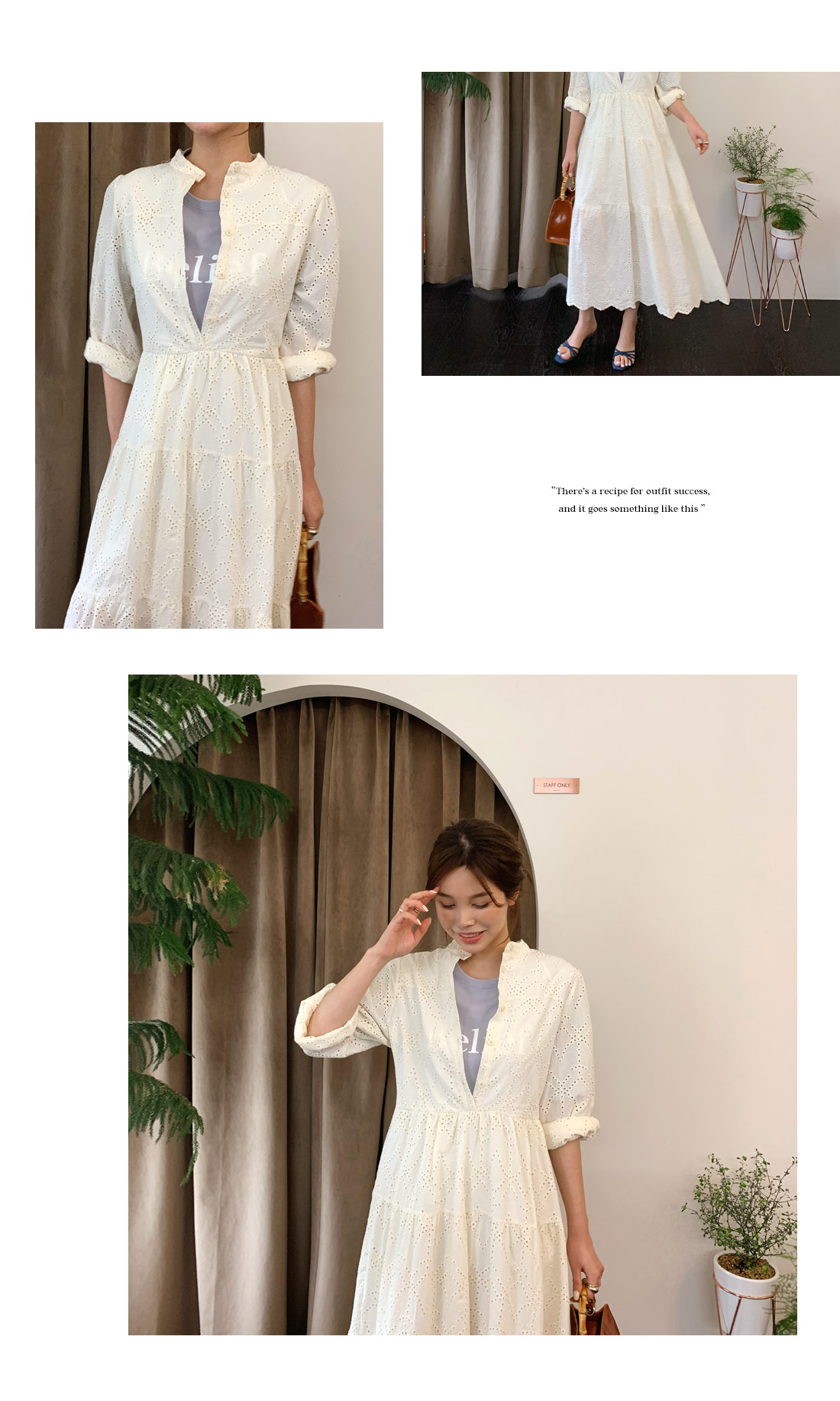 ベルト付アイレットワンピース・全2色 | DHOLIC PLUS | 詳細画像10