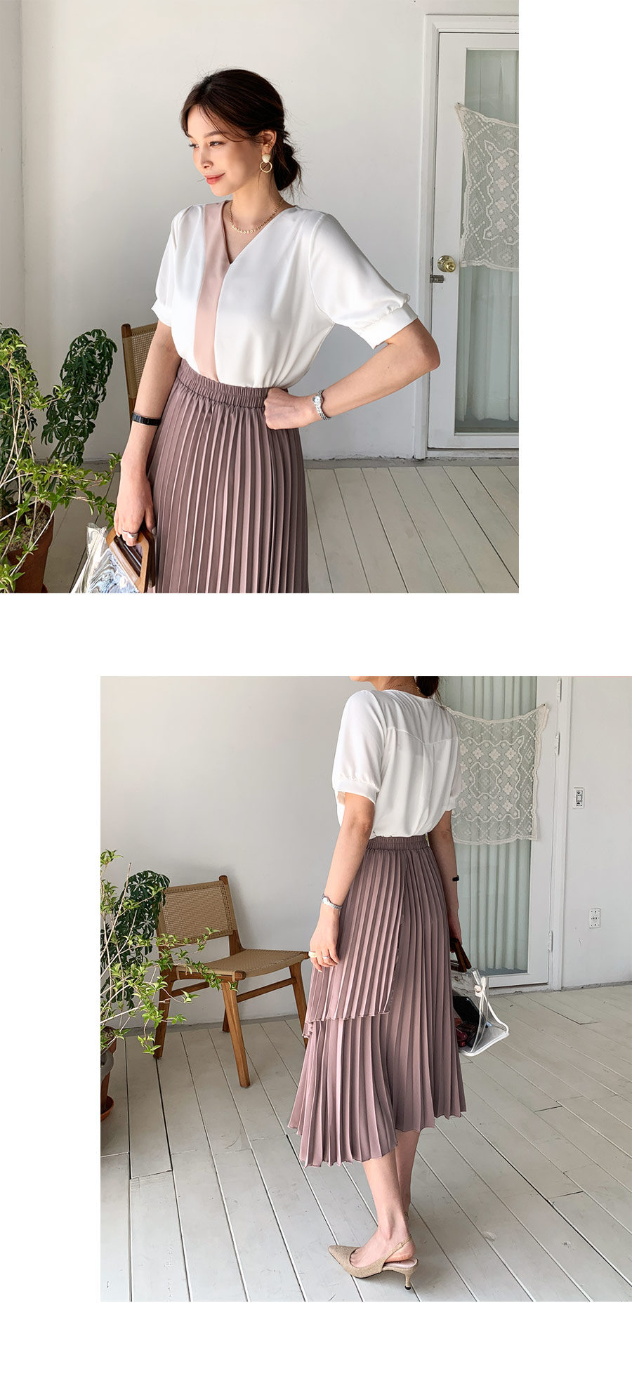 プリーツアンバランススカート・全4色 | DHOLIC PLUS | 詳細画像5