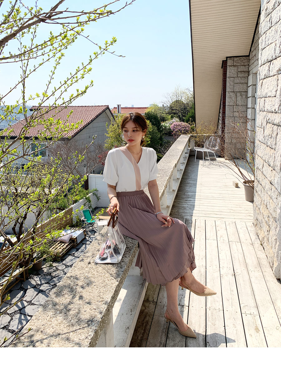 プリーツアンバランススカート・全4色 | DHOLIC PLUS | 詳細画像7