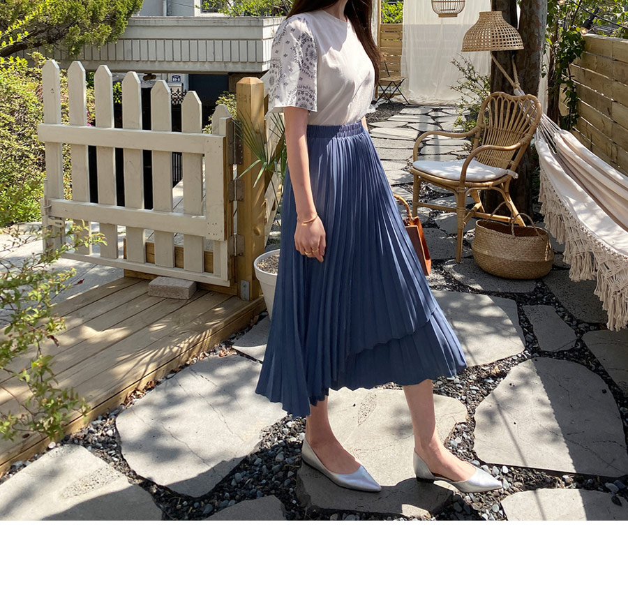 プリーツアンバランススカート・全4色 | DHOLIC PLUS | 詳細画像9