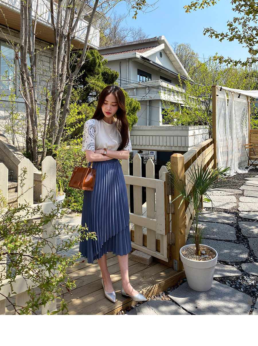 プリーツアンバランススカート・全4色 | DHOLIC PLUS | 詳細画像13