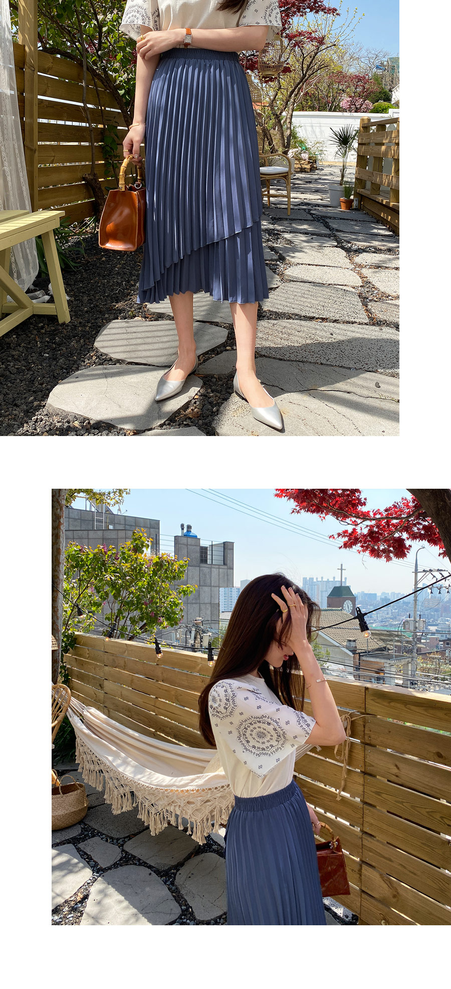 プリーツアンバランススカート・全4色 | DHOLIC PLUS | 詳細画像14