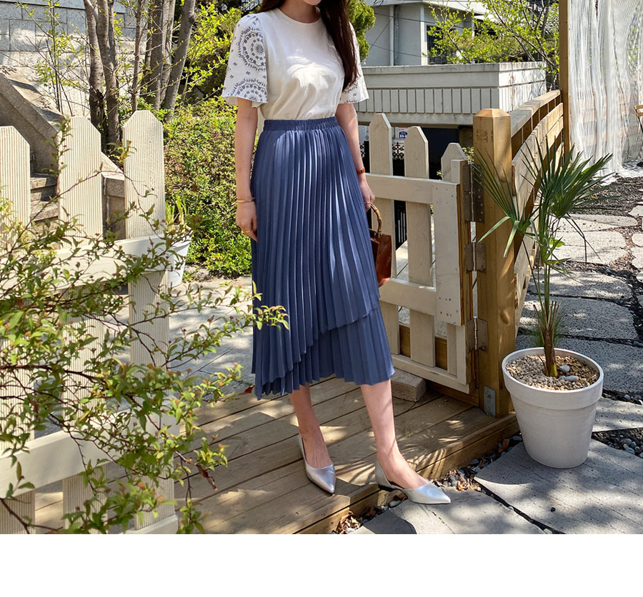 プリーツアンバランススカート・全4色 | DHOLIC PLUS | 詳細画像15