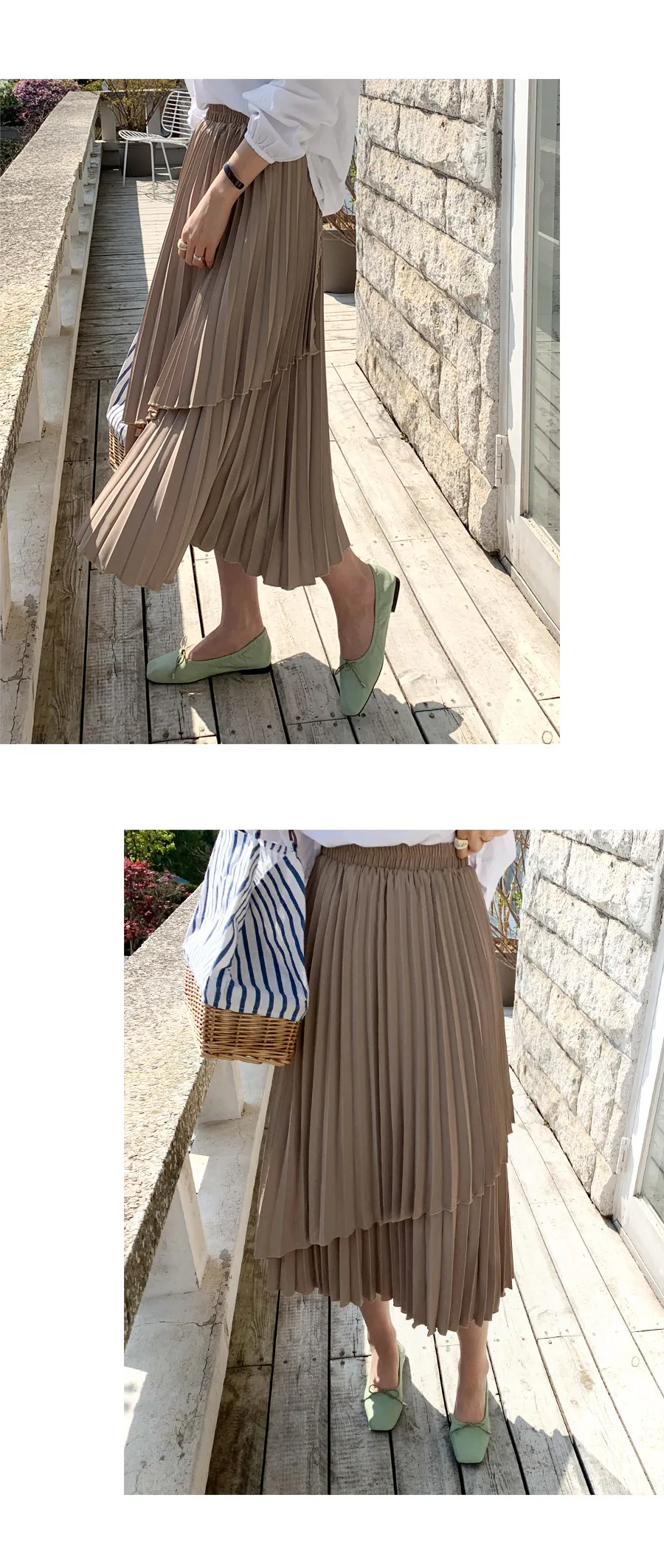 プリーツアンバランススカート・全4色 | DHOLIC PLUS | 詳細画像19