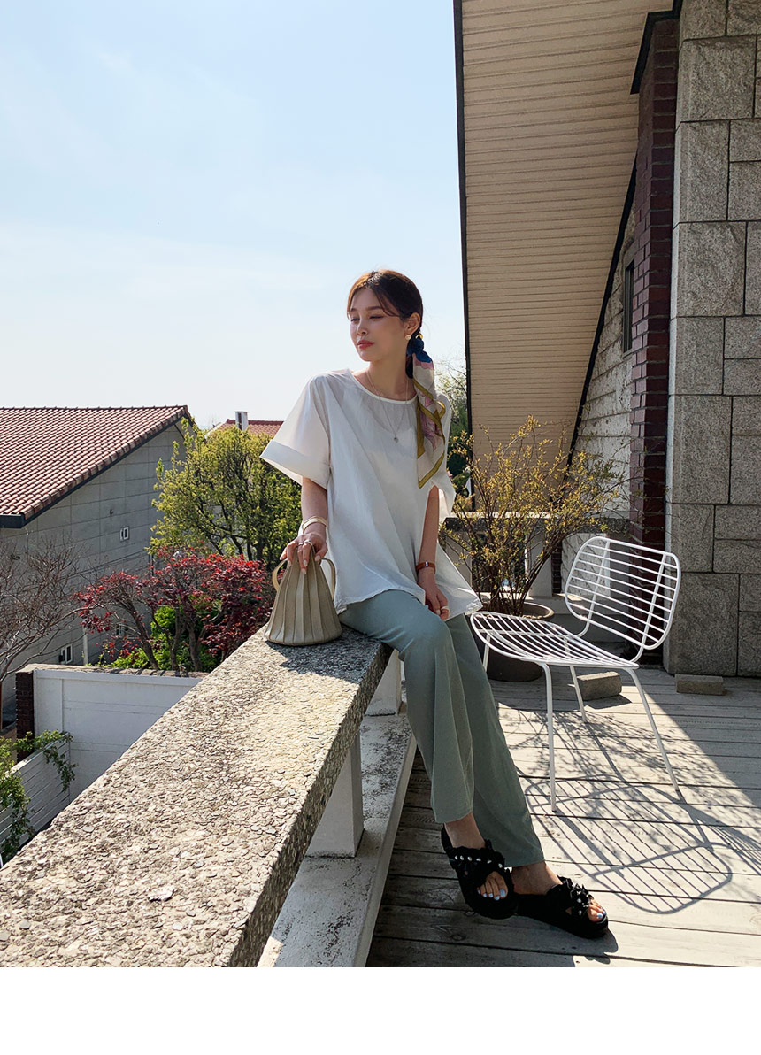 パールフリルクロスサンダル・全2色 | DHOLIC PLUS | 詳細画像6