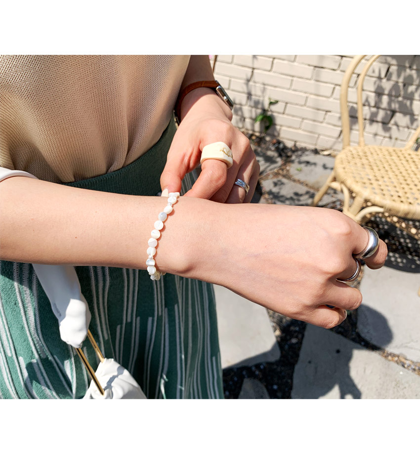 サークルストーンブレスレット・全1色 | DHOLIC PLUS | 詳細画像2