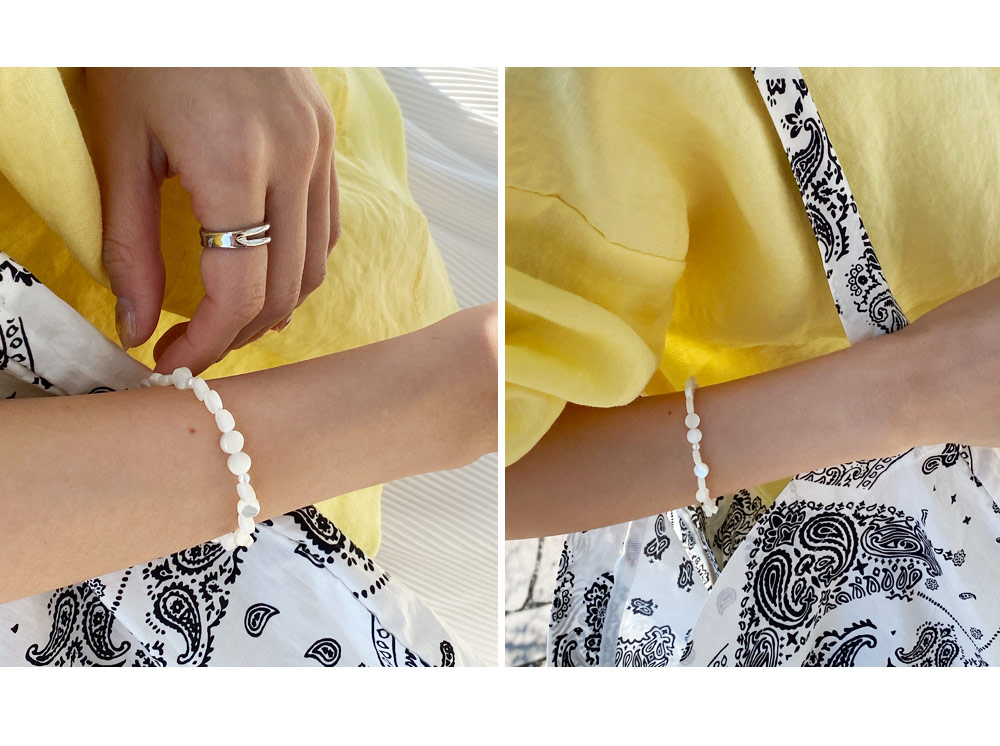 サークルストーンブレスレット・全1色 | DHOLIC PLUS | 詳細画像10