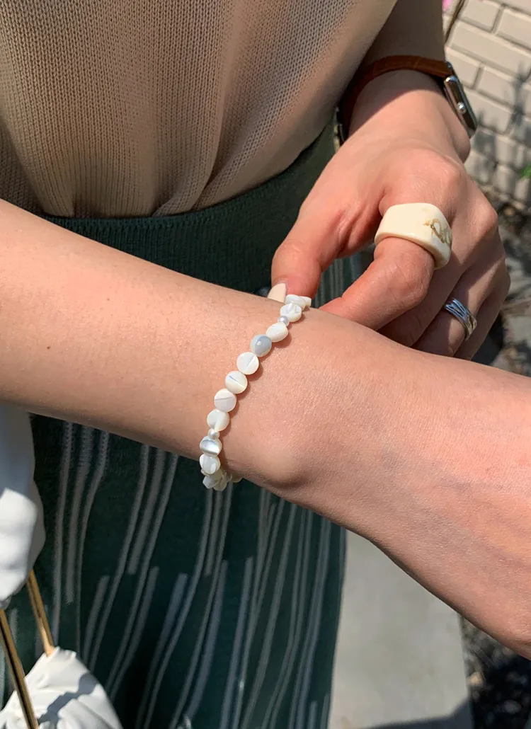 サークルストーンブレスレット・全1色 | DHOLIC PLUS | 詳細画像1