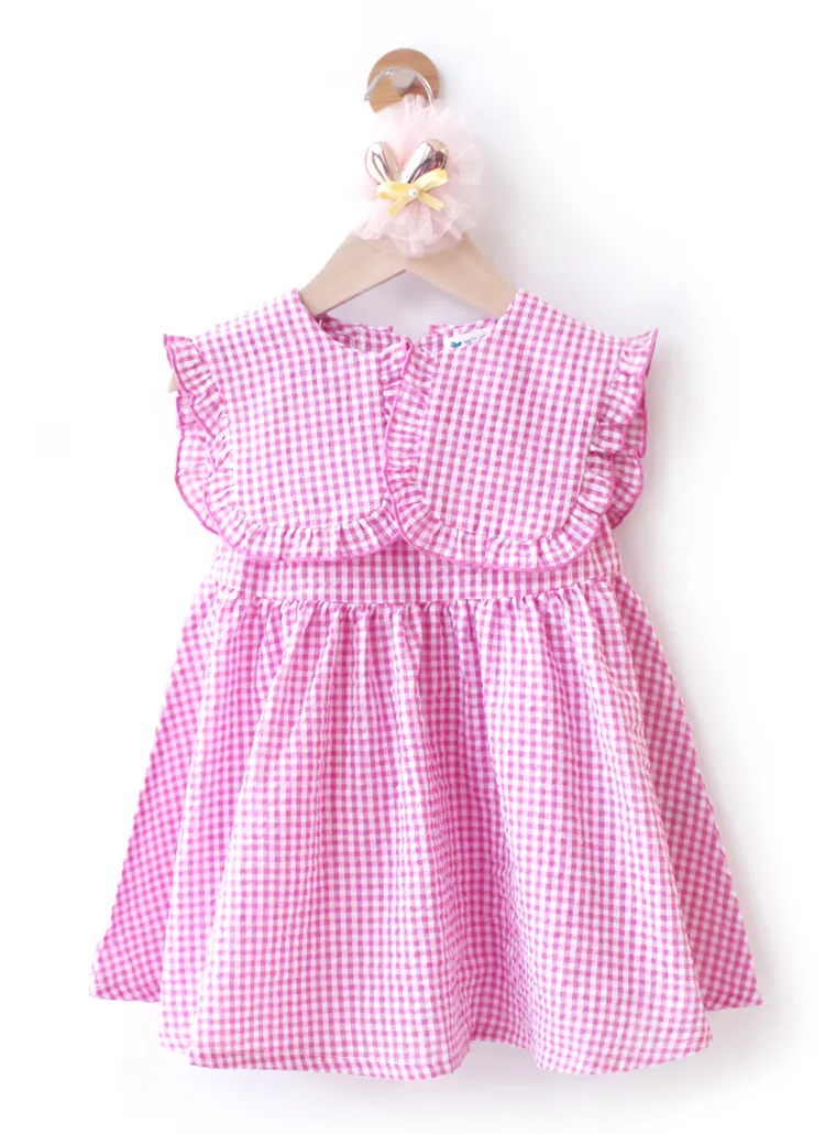 ボックスカラーチェックワンピース | 詳細画像1