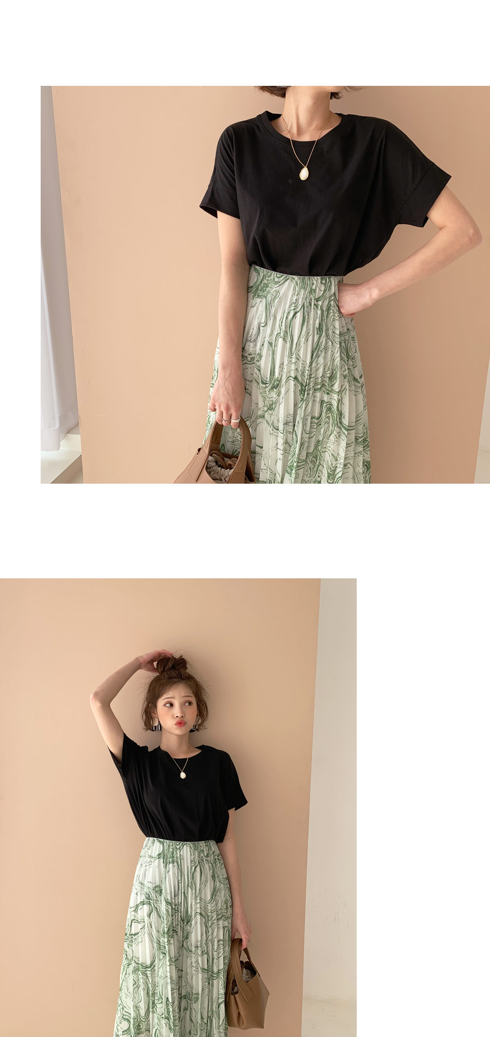 マーブリングプリーツスカート・全3色 | DHOLIC | 詳細画像10