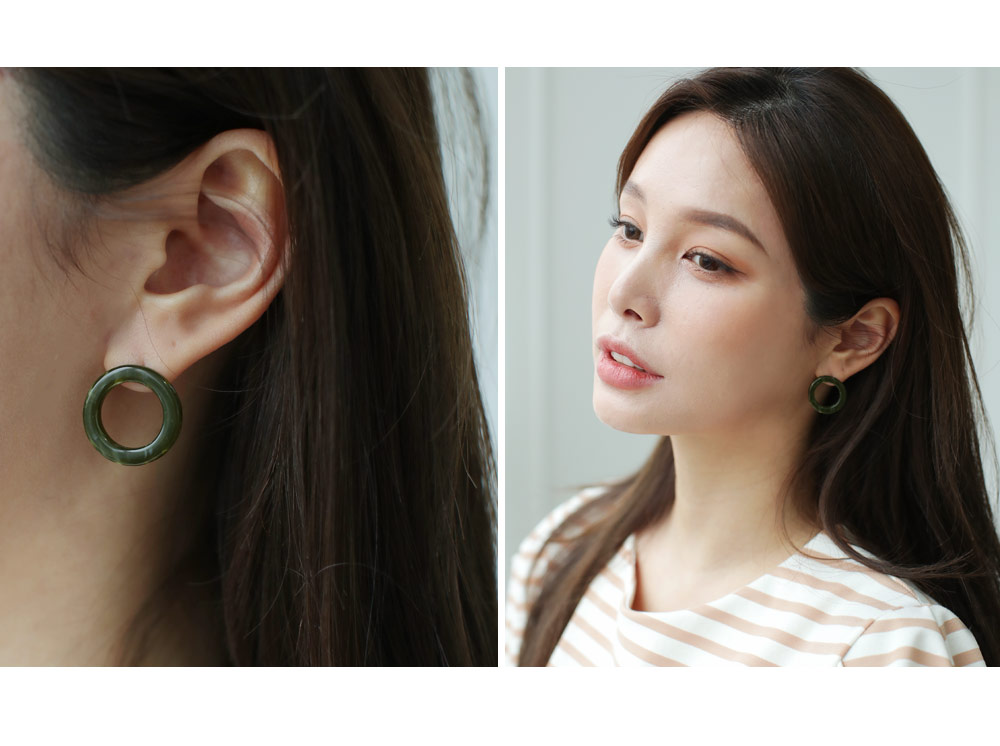 リング&フープピアス2SET・全3色 | DHOLIC PLUS | 詳細画像2