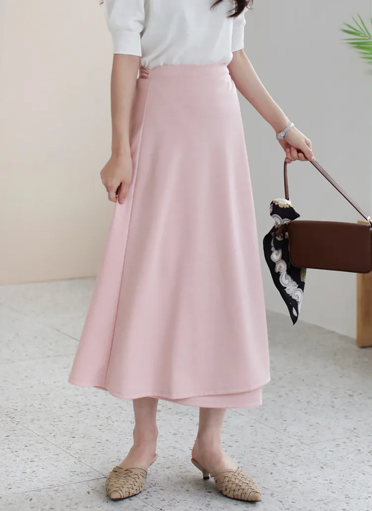 ラップフレアスカート・全2色 | DHOLIC PLUS | 詳細画像1