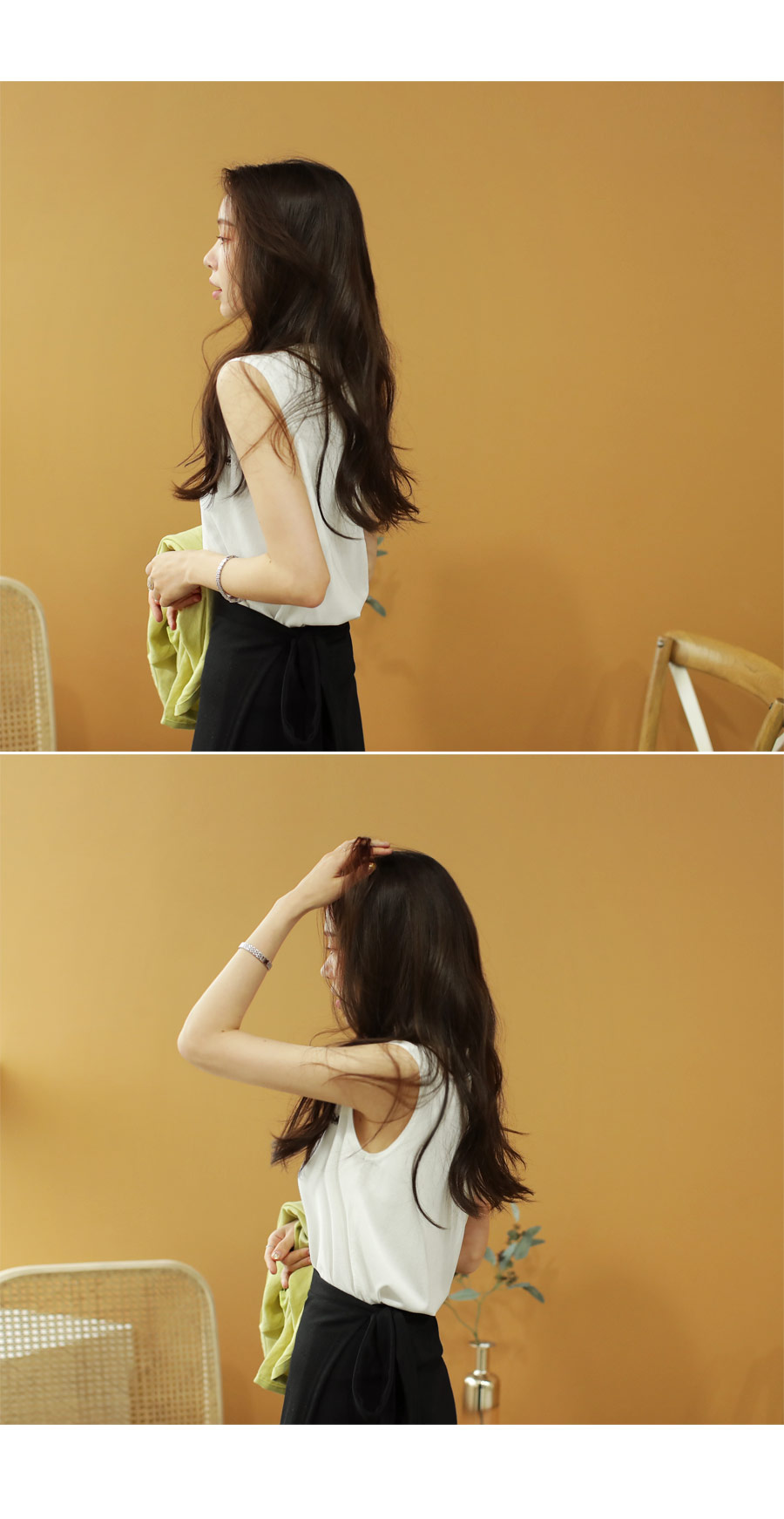 フリンジ配色スリーブレス・全2色 | DHOLIC PLUS | 詳細画像5