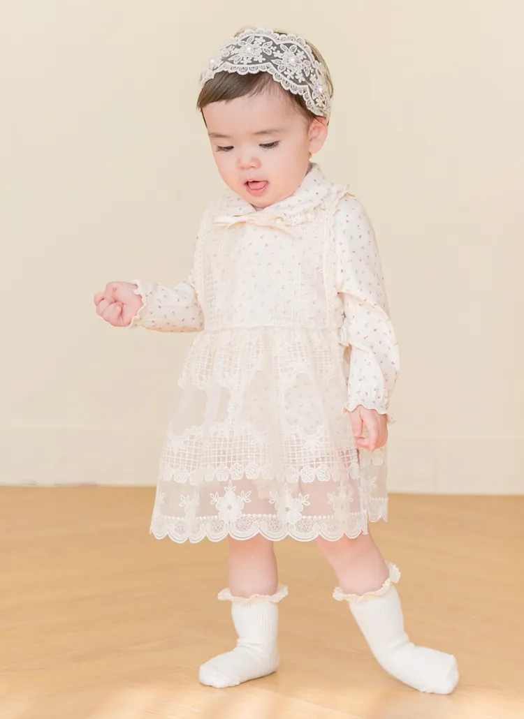 バックボタンレースワンピース | 詳細画像1