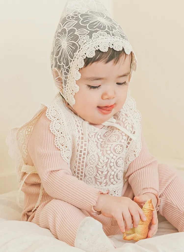 フラワーレースショートベスト | 詳細画像1