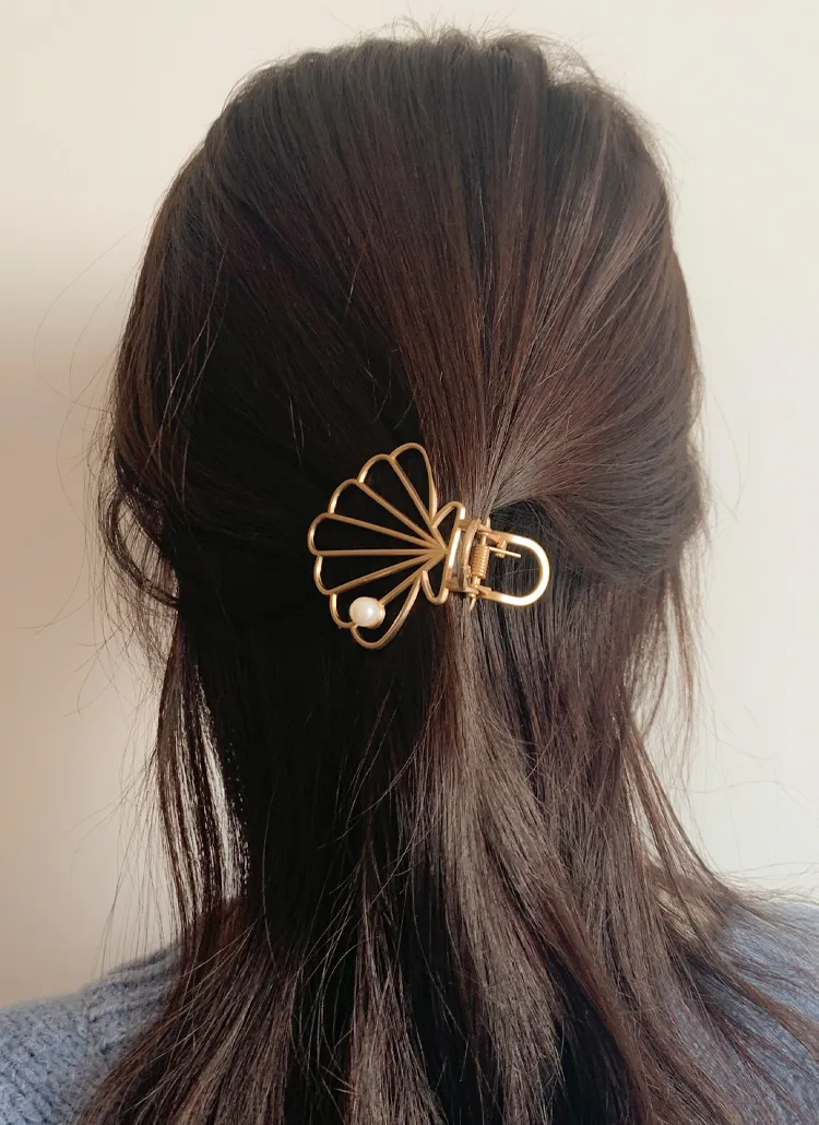 シェルモチーフヘアクリップ | beachmall | 詳細画像1