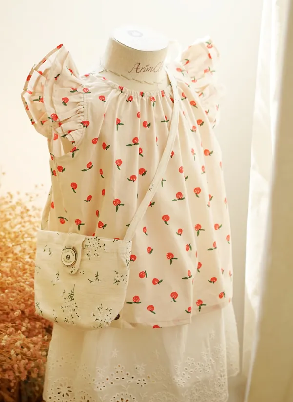 フリルスリーブアップルブラウス | 詳細画像1