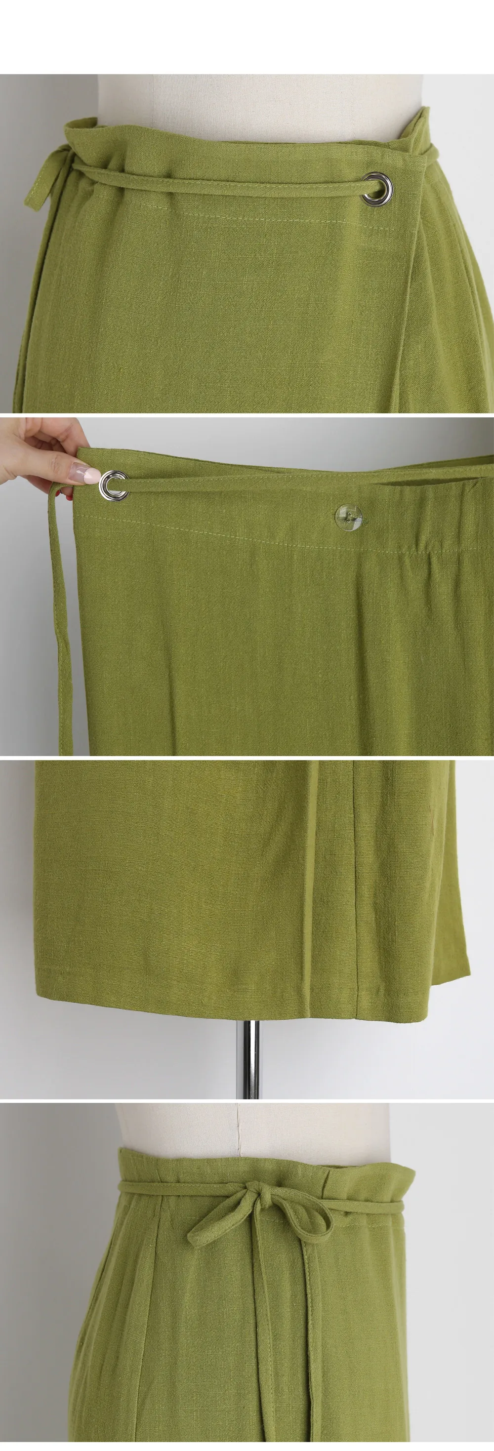 ラップHラインスカート・全3色 | DHOLIC | 詳細画像11