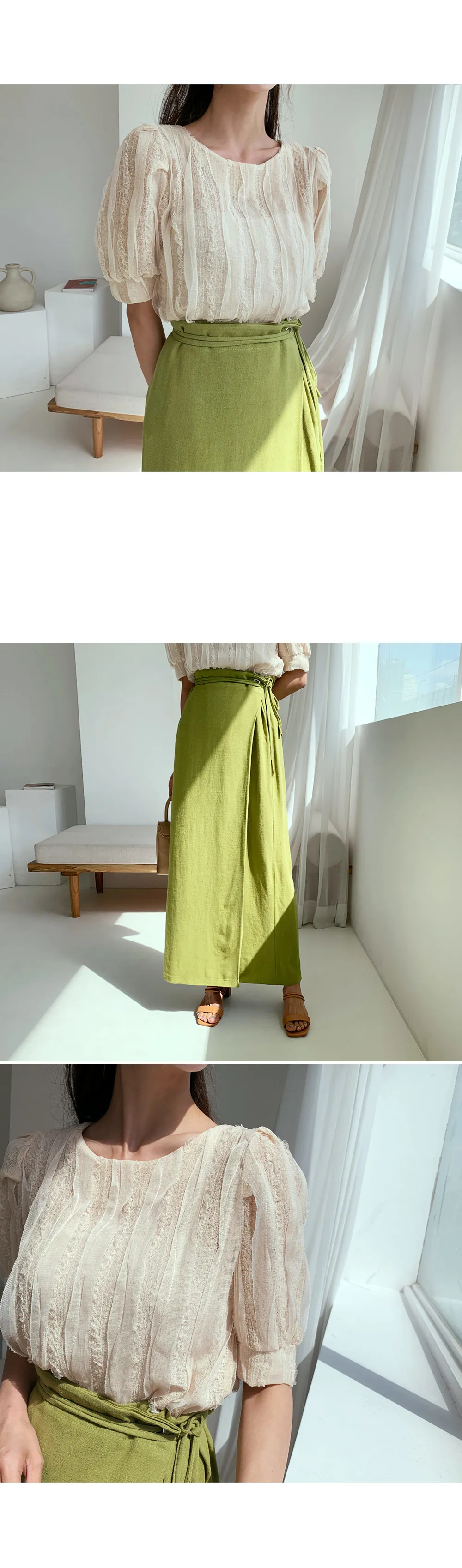 ラップHラインスカート・全3色 | DHOLIC | 詳細画像7
