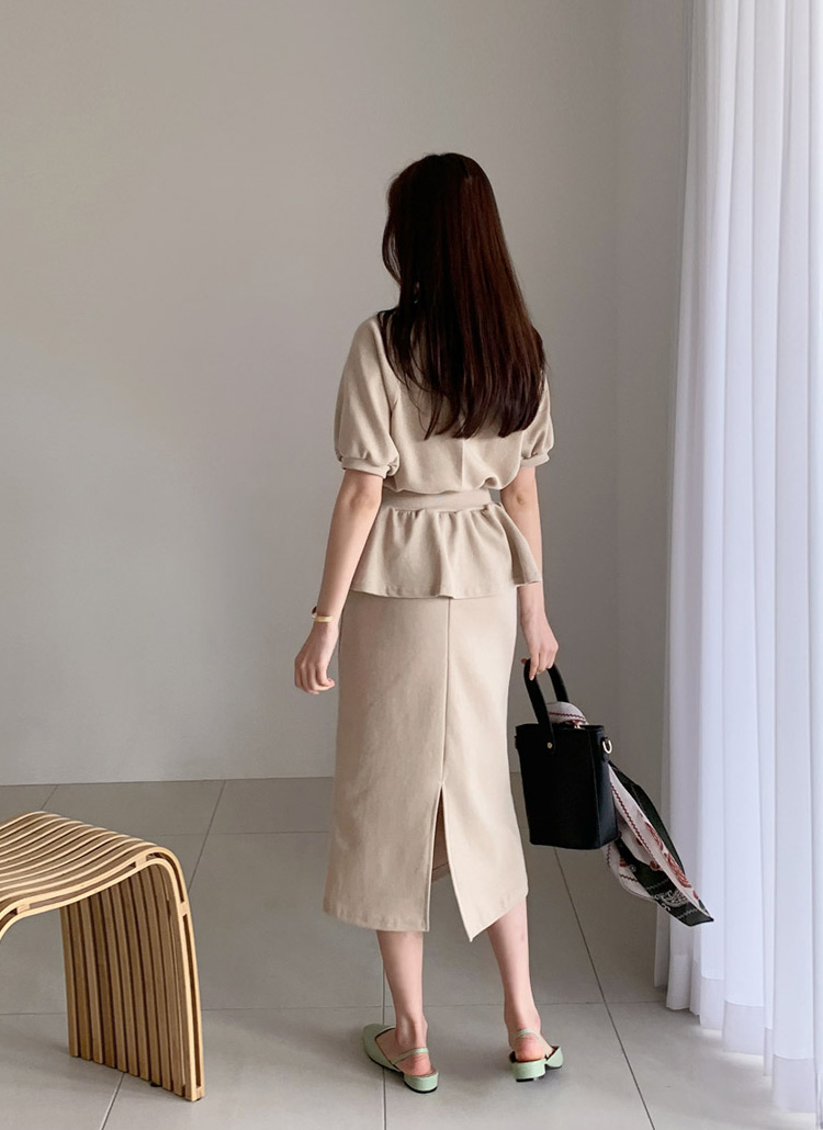 ペプラムスウェット&スカートSET | レディースファッション通販 - DHOLIC