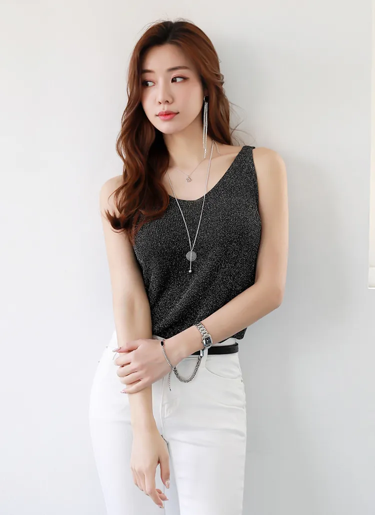 グリッタースリーブレス | styleonme | 詳細画像1