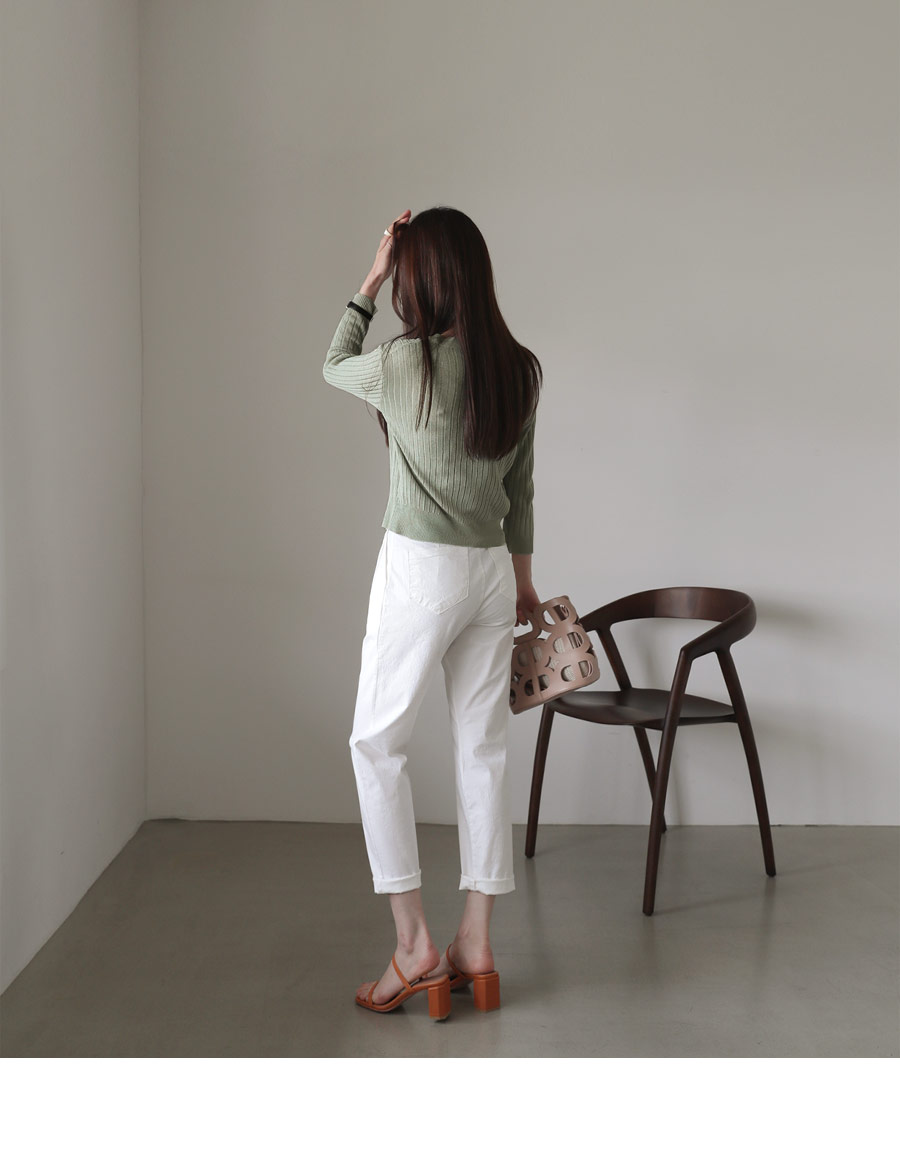 リブパールボタンカーディガン・全3色 | DHOLIC PLUS | 詳細画像6