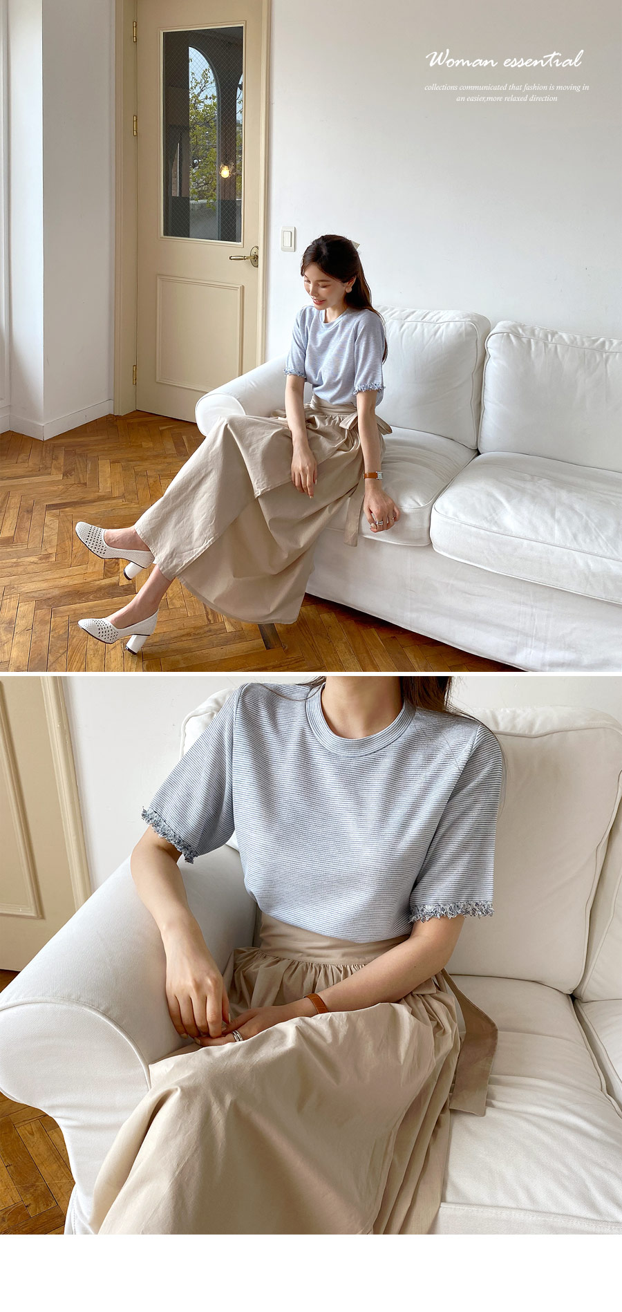 ラップギャザースカート・全2色 | DHOLIC PLUS | 詳細画像3