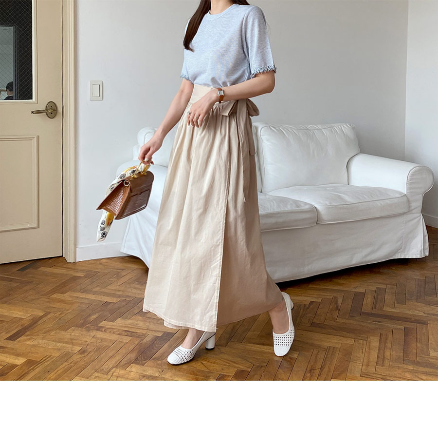 ラップギャザースカート・全2色 | DHOLIC PLUS | 詳細画像5