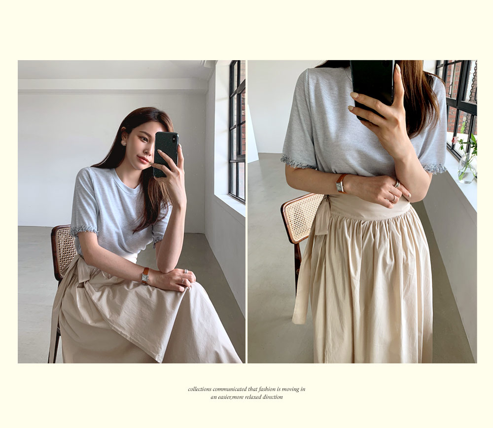 ラップギャザースカート・全2色 | DHOLIC PLUS | 詳細画像11