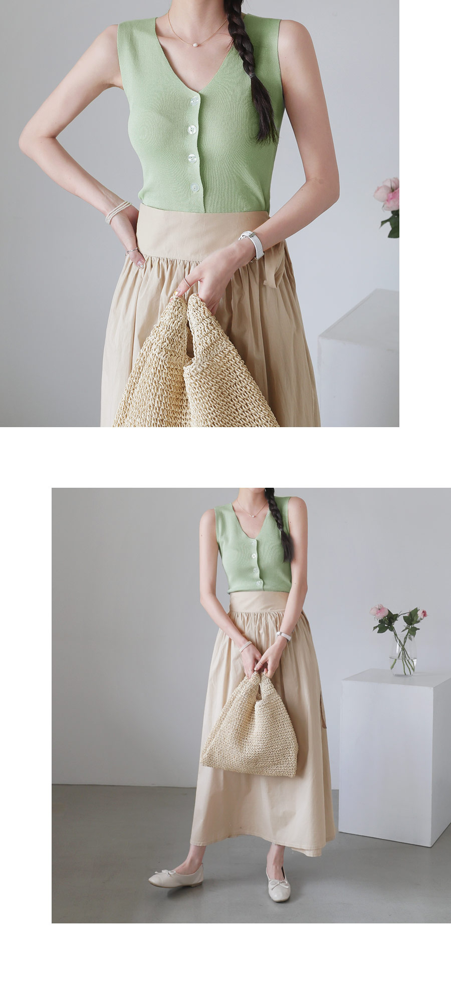 ラップギャザースカート・全2色 | DHOLIC PLUS | 詳細画像13