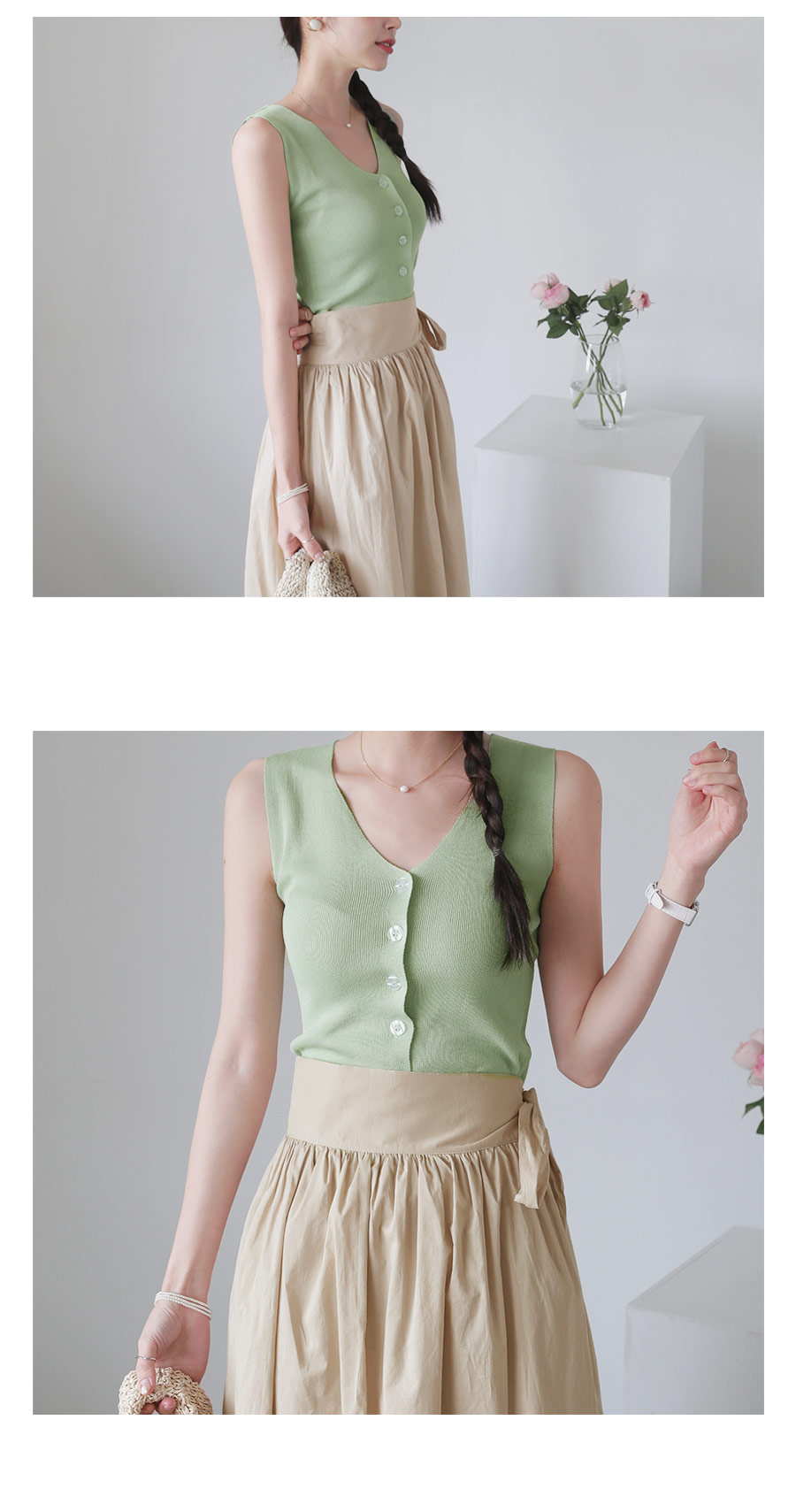 ラップギャザースカート・全2色 | DHOLIC PLUS | 詳細画像14