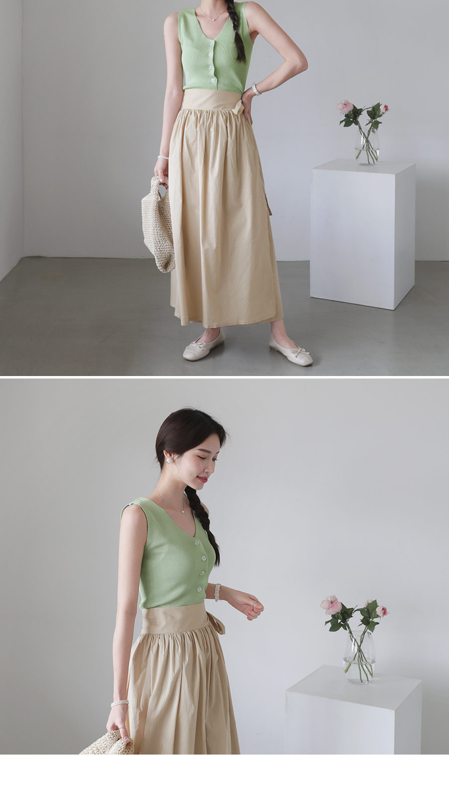 ラップギャザースカート・全2色 | DHOLIC PLUS | 詳細画像17