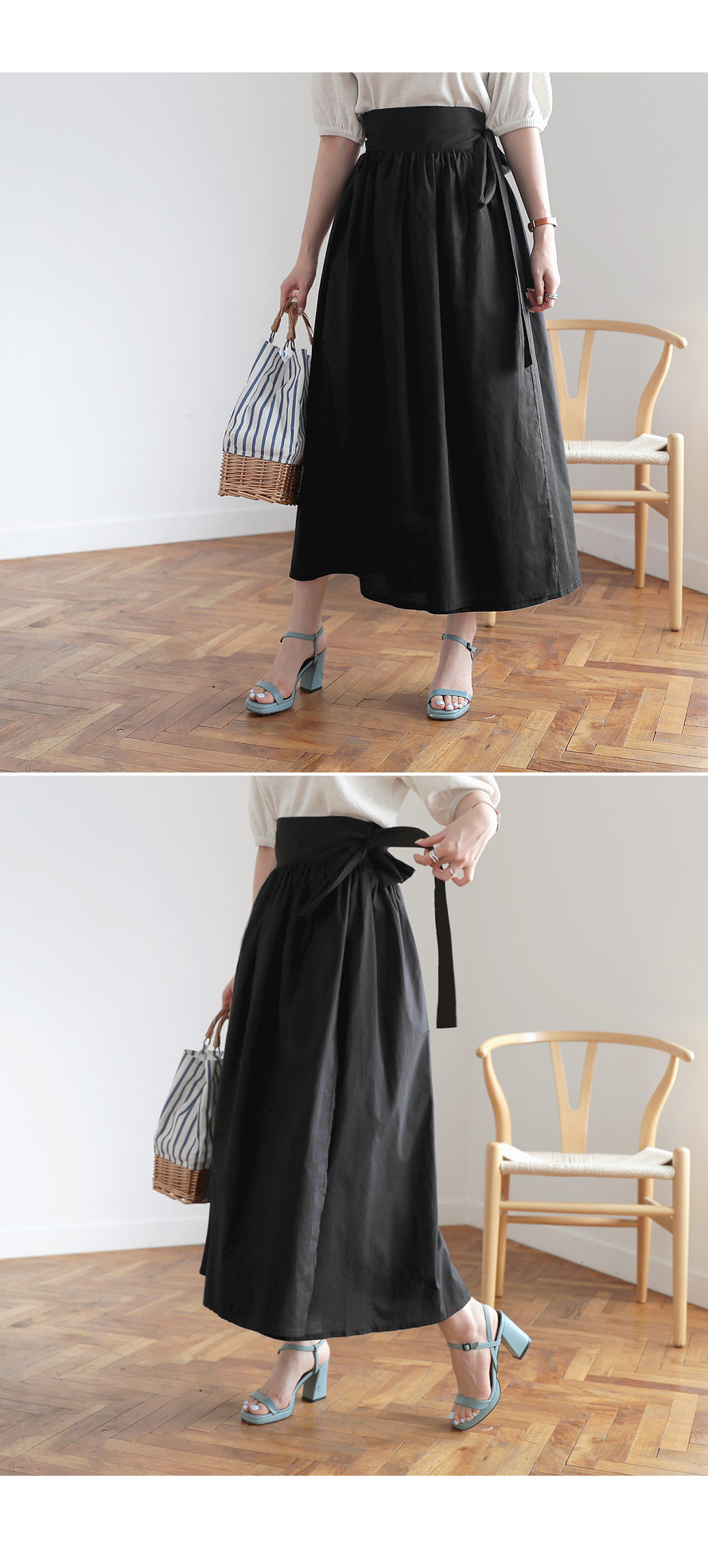 ラップギャザースカート・全2色 | DHOLIC PLUS | 詳細画像18