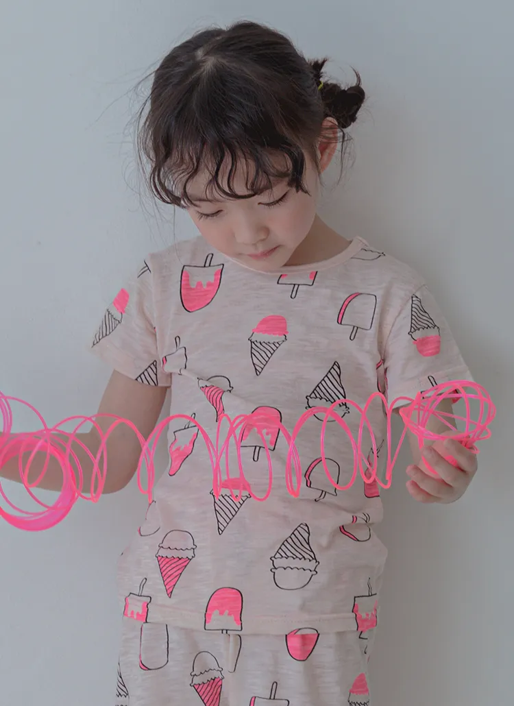 アイスクリームパジャマSET(ピンク) | 詳細画像1