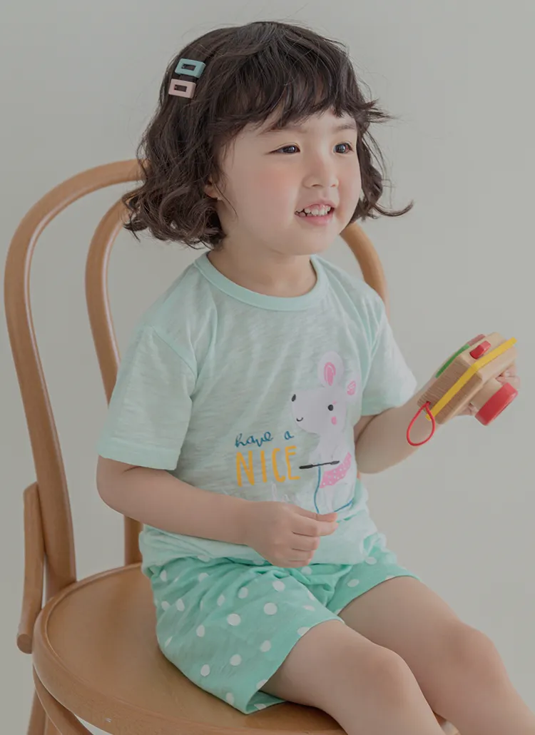 MouseパジャマSET(ミント) | 詳細画像1