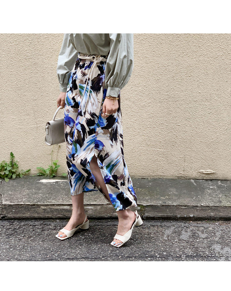 イージー花柄スカート・全2色 | DHOLIC PLUS | 詳細画像5