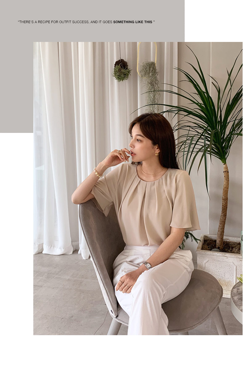 タックネックブラウス・全3色 | DHOLIC PLUS | 詳細画像8