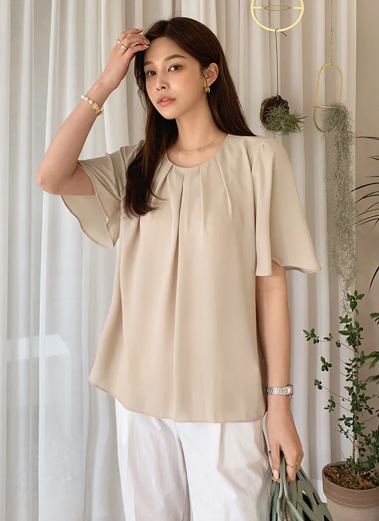 タックネックブラウス・全3色 | DHOLIC PLUS | 詳細画像1