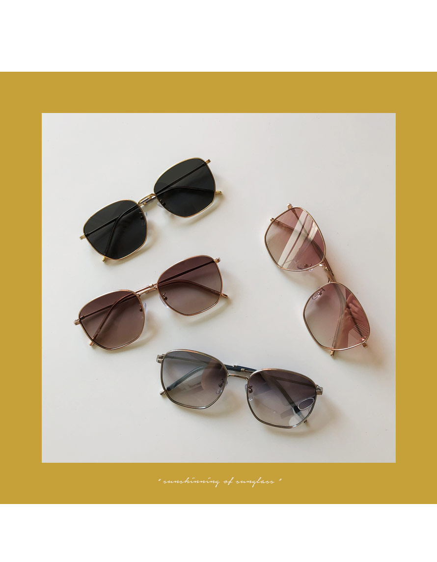 UV400スクエアフレームサングラス・全4色 | DHOLIC PLUS | 詳細画像2